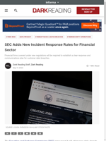  SEC introduces new incident response rules for financial sector
    