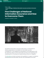  Challenges in National Information Assurance and their solutions
    