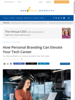  Personal branding can set you apart in tech industry
    
