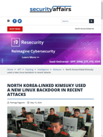  North Korean Kimsuky used a new Linux backdoor in recent attacks
  