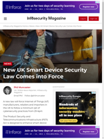 UK enforces new smart device security law today
    
