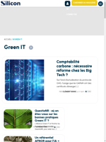  La réforme de la comptabilité carbone chez les Big Tech est nécessaire
    