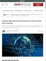 Chinese 'ORB' Networks Conceal APTs Render Static IoCs Irrelevant