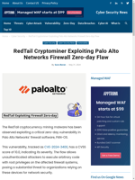 RedTail Miner exploits Palo Alto Networks Firewall 0-day flaw
