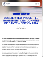  Le traitement des données de santé est expliqué dans un dossier technique en 2024
    