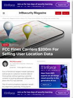  FCC fines carriers $200m for selling user location data
    