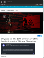  10th anniversary of first indictment of Chinese PLA actors
