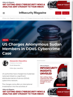 US charges two Sudanese nationals in Anonymous Sudan DDoS cybercrime case