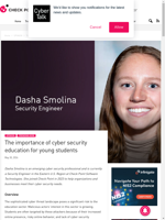  Cyber security education is crucial for protecting young students from online threats
    