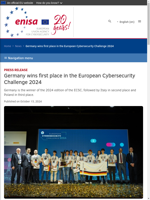  Germany wins first place in the European Cybersecurity Challenge 2024
    