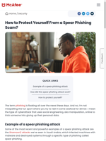  Learn how to protect yourself from spear phishing scams
    