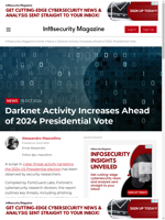  Darknet activity increases targeting 2024 US presidential election
    