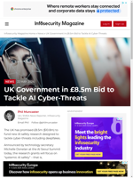UK Government commits £85m to combat AI cyber-threats