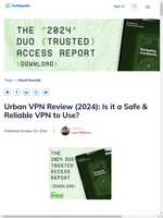  Urban VPN fails to provide a secure and quality VPN experience
    