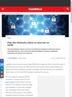  Palo Alto Networks releases version 30 of SASE tech to enhance zero trust data security and application performance
    