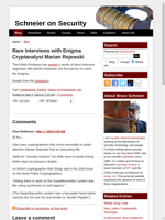  Polish Embassy shares rare interview segments with Enigma cryptanalyst Marian Rejewski
    