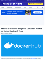  Millions of malicious 'imageless' containers planted on Docker Hub over 5 years
    