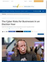  Businesses at risk of cyberattacks amidst rising geopolitical tensions
    