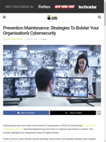  Prevention Maintenance strategies are crucial for enhancing an organization's cybersecurity
    