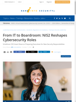 Cybersecurity roles are shifting from IT to the boardroom due to NIS2 Directive