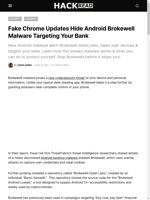 Android Brokewell Malware Targeting Bank through Fake Chrome Updates