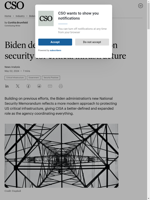 Biden administration issues updated National Security Memorandum to protect critical infrastructure