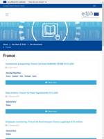  The European Data Protection Board is involved in regulating data protection in France
    