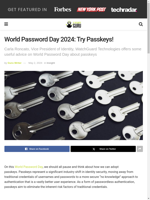  Adopt passkeys for improved security on World Password Day 2024
    