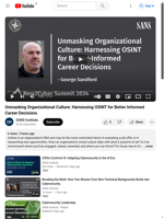  Assessing corporate culture using OSINT tools for informed career decisions
  