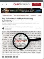  Your unique identity is crucial for modernizing cybersecurity
    