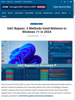  Malware uses 3 methods to bypass UAC in Windows 11 in 2024
    