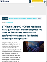  Le Cyber Resilience Act impose des normes de cybersécurité strictes pour les OEM
    