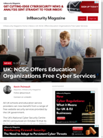  NCSC offers free cyber services to UK education organizations
    