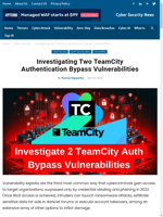 Two authentication bypass vulnerabilities affecting TeamCity disclosed