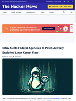  CISA alerts federal agencies to patch actively exploited Linux kernel flaw
    