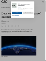  Sensitive personal data of Indian military and police exposed in a data leak
    
