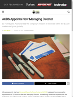  Ed Hume appointed as ACDS Managing Director to lead global expansion in cybersecurity
    