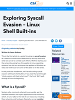  Understanding how syscall evasion can be achieved using Linux shell built-ins
    