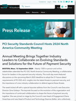  PCI Security Standards Council hosts 2024 North America Community Meeting
    