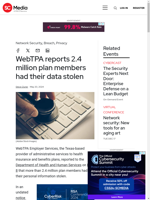 WebTPA reports 24 million plan members had their data stolen
    