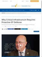 Proactive OT defense is vital for critical infrastructure