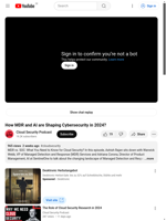  MDR and AI play crucial roles in shaping modern cybersecurity in 2024
    