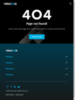  Page not found on Veracode website
    