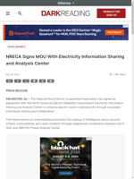  NRECA signs MOU with E-ISAC for enhanced cybersecurity collaboration
    