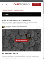  Combat burnout in cybersecurity with 9 tips
    