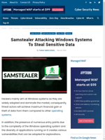  Samstealer actively targets Windows systems to steal sensitive data
    
