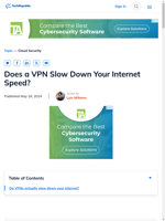  VPNs can slow down internet speed by 10-20%
    
