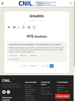  The CNIL provides information on targeted marketing on the internet
    