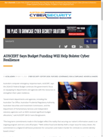  AUSCERT states budget funding will enhance cyber resilience
  