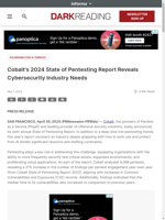 Cobalt's 2024 report highlights the cybersecurity industry's need for pentesting